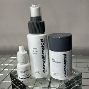 Dermalogica Skin Care Toner, Microfoliant, Skin Hydrator Booster 3 Piece Set NEW
